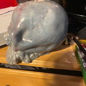 A custom made Unscented candle.